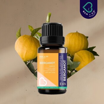 BAM & CO Bergamot Organic Essential Oil 5ml / 10ml