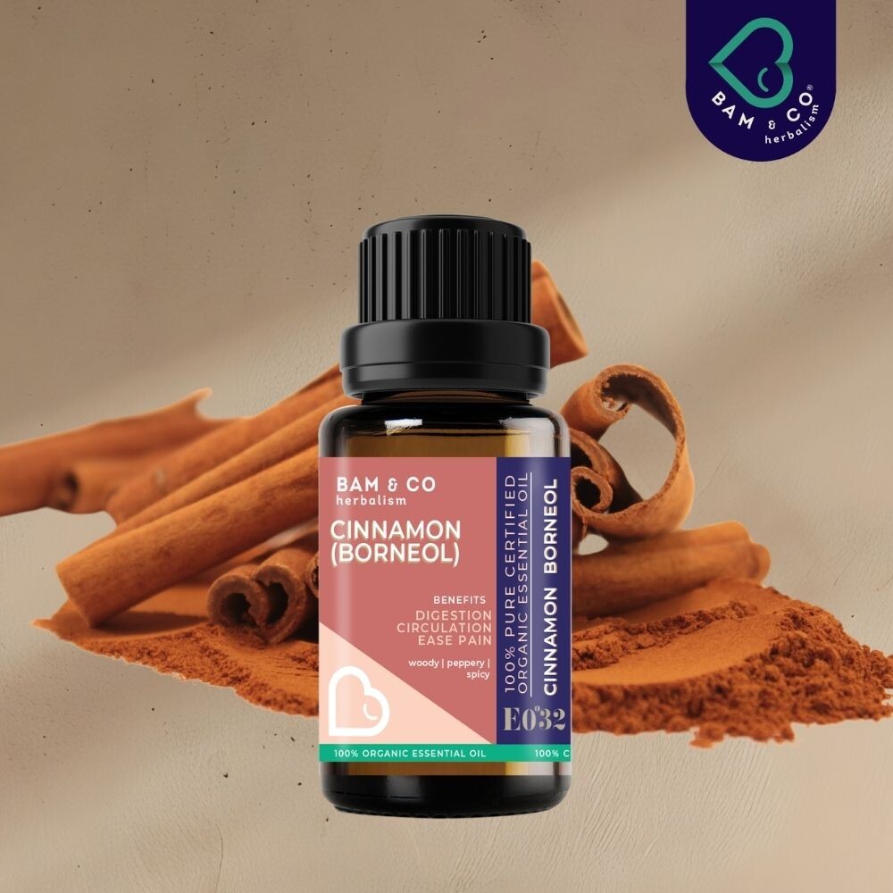 BAM & CO Cinnamon Borneol Organic Essential Oil 5ml / 10ml