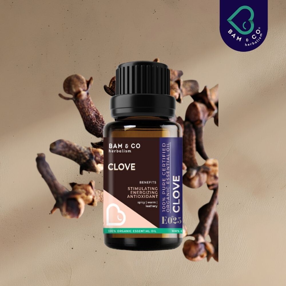 BAM & CO Clove Organic Essential Oil 5ml / 10ml