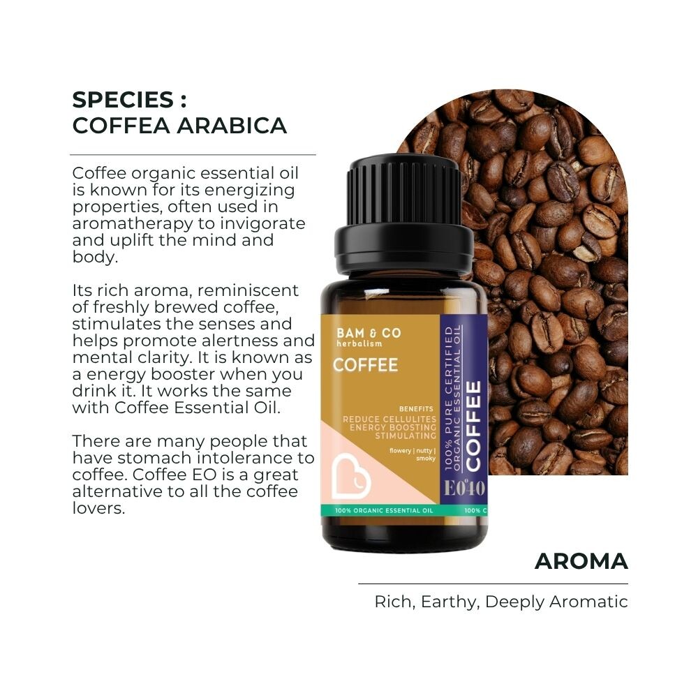 BAM & CO Coffee Organic Essential oil 5ml / 10ml