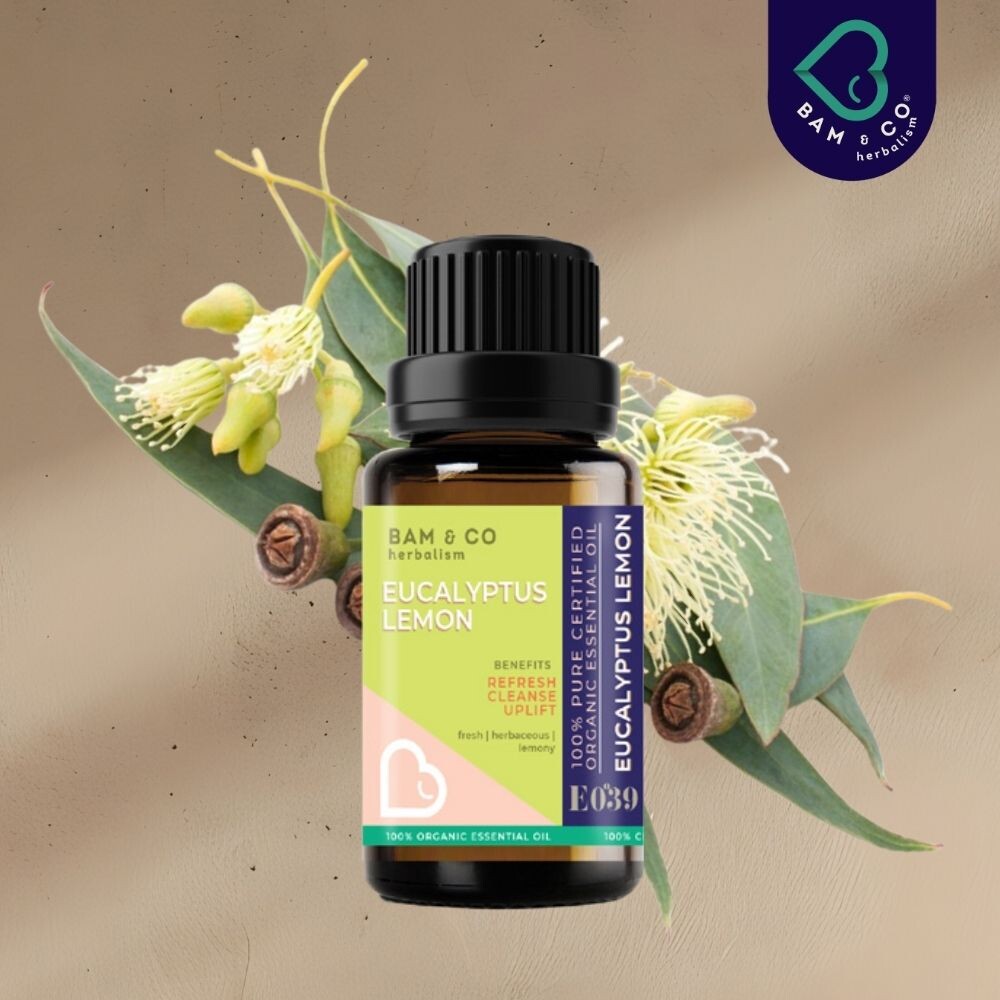 BAM & CO Eucalyptus Lemon Organic Essential Oil 5ml / 10ml