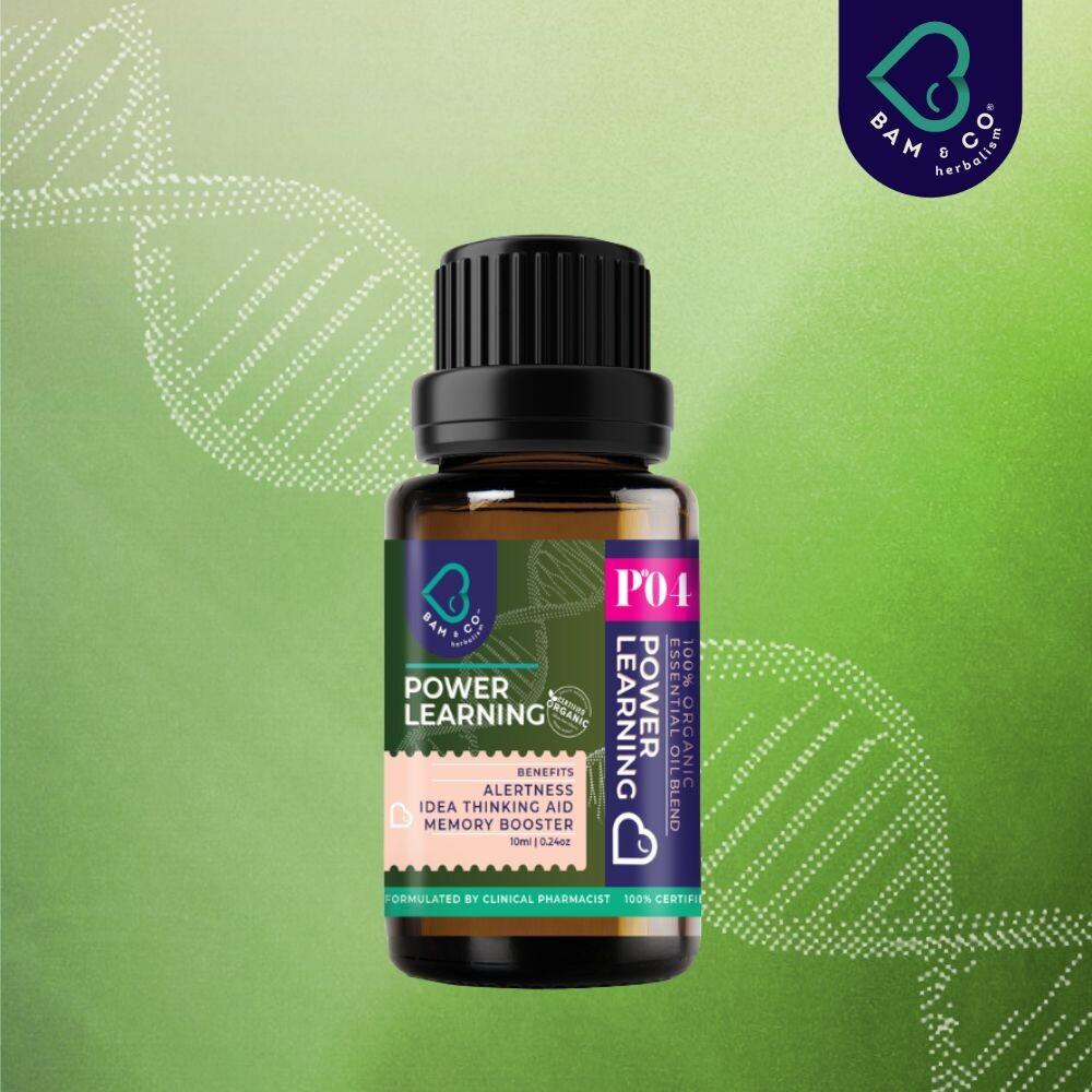 BAM & CO Power Learning Organic Essential Oil Blend 10ml