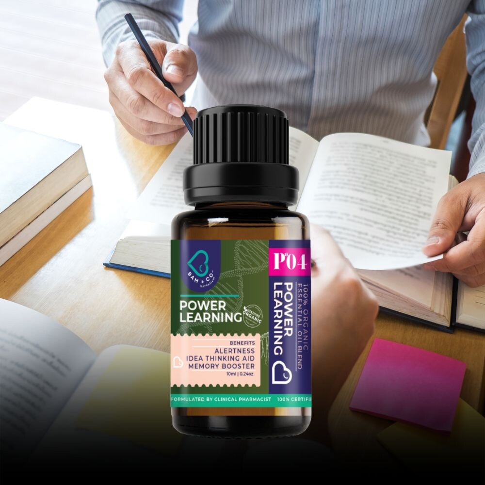 BAM & CO Power Learning Organic Essential Oil Blend 10ml