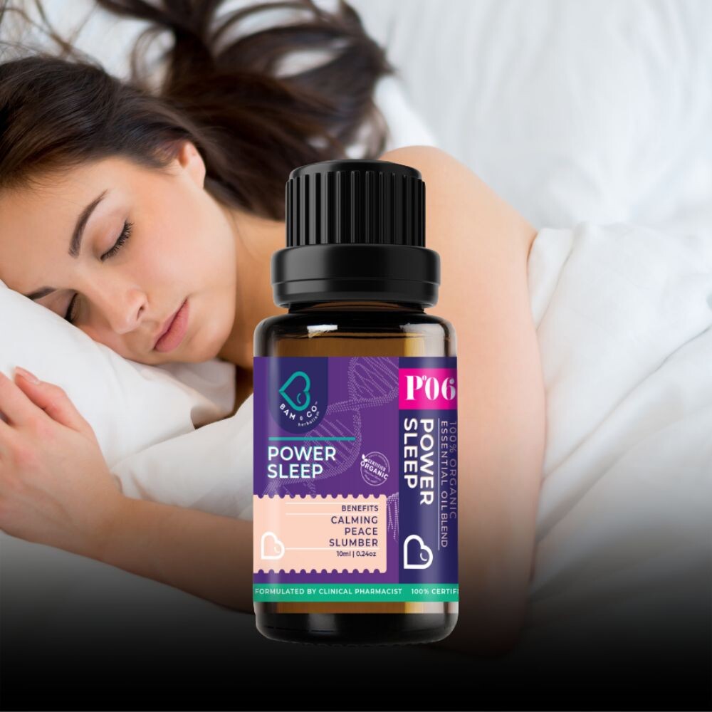 BAM & CO Power Sleep Organic Essential Oil Blend 10ml