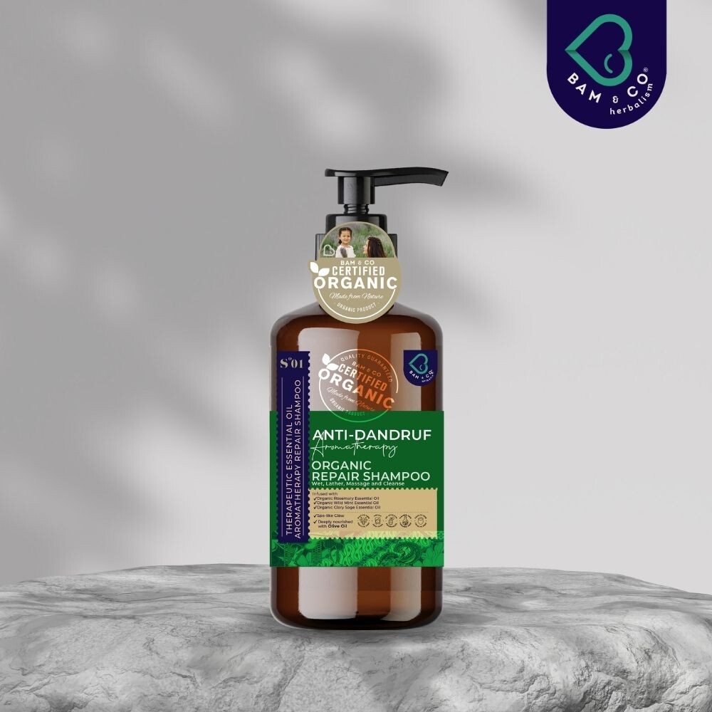 BAM & CO Organic Shampoo – Anti-Dandruff 300ml