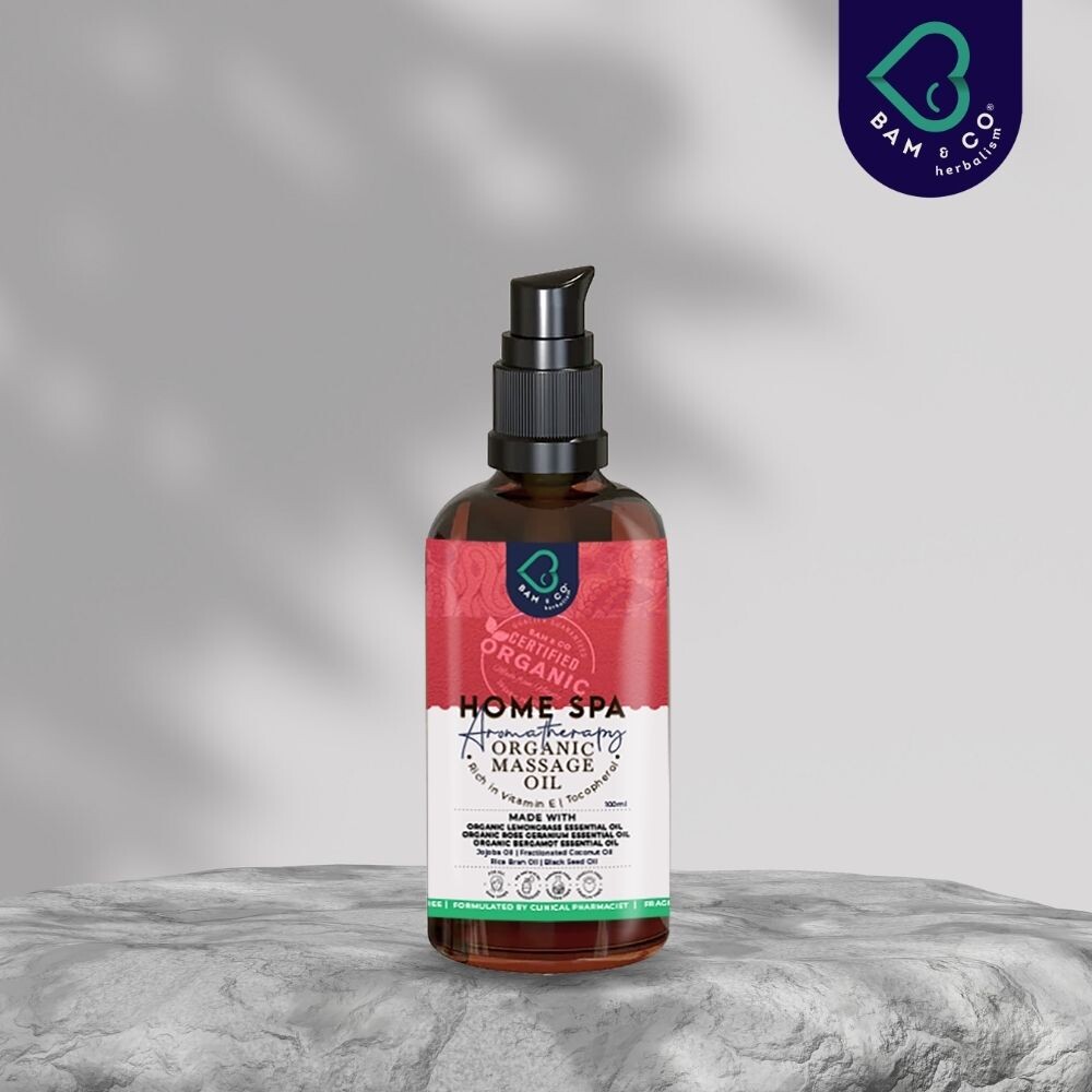 BAM & CO Home Spa Massage Oil 100ml