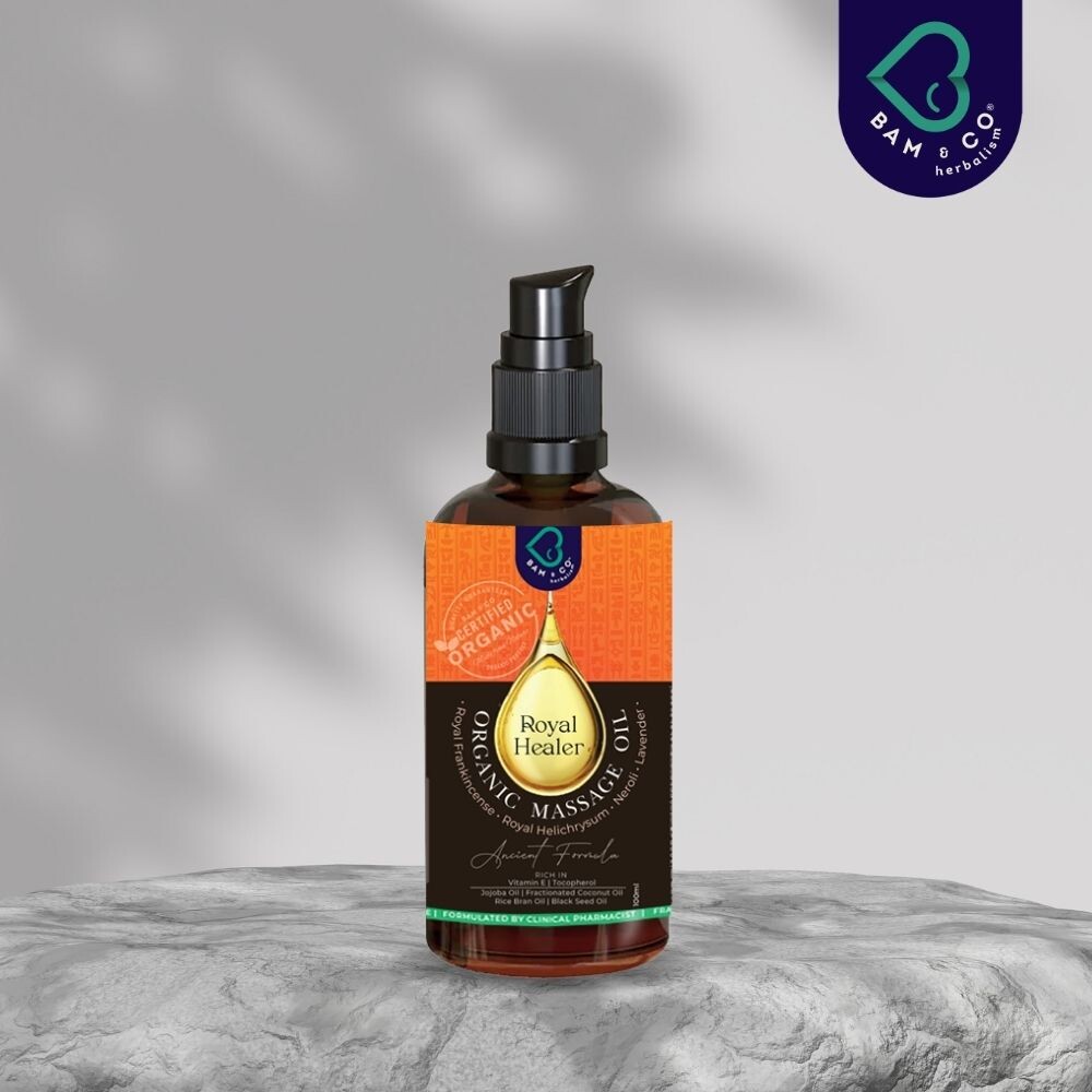 BAM & CO Massage Oil – Royal Healer 100ml