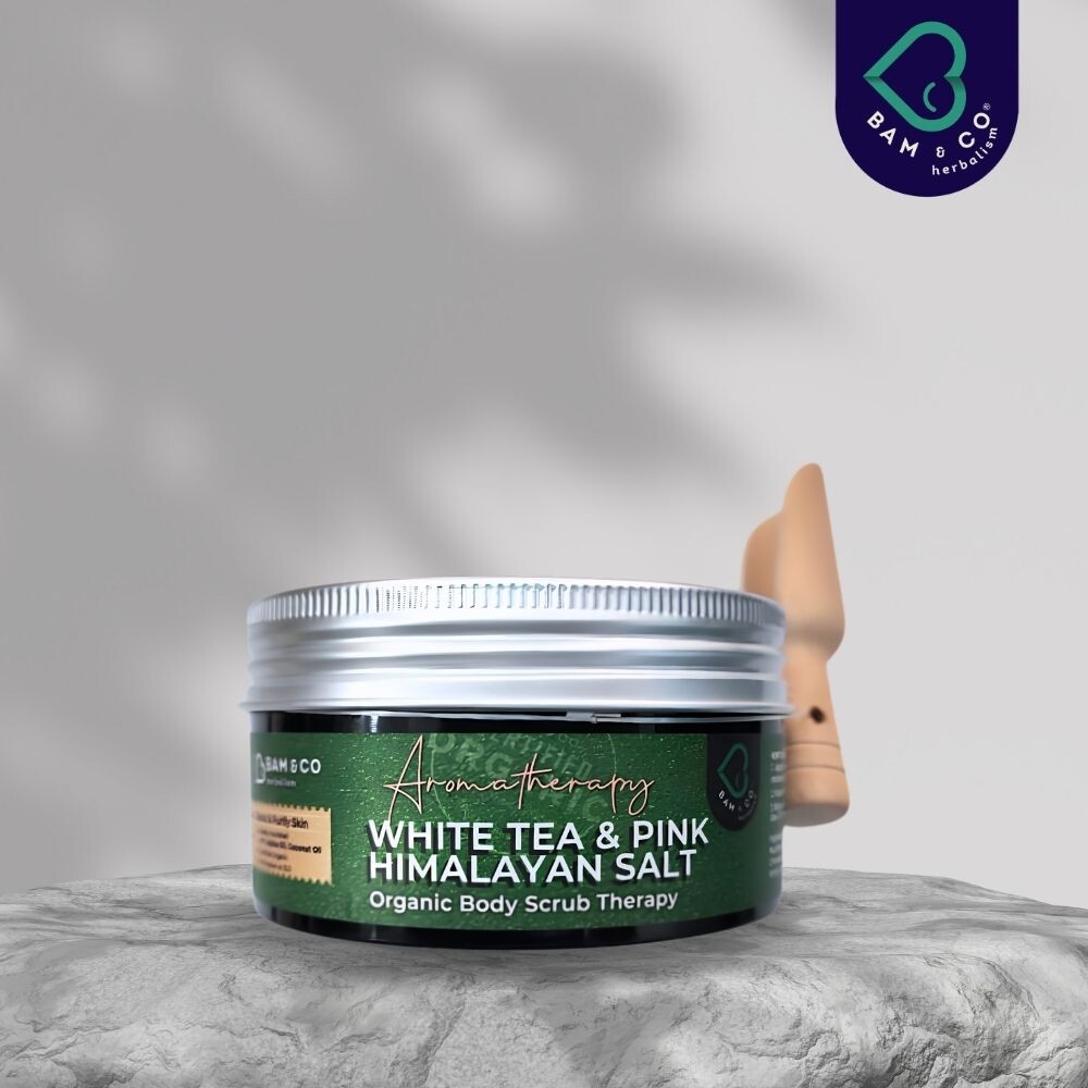BAM & CO Organic White Tea Bath Salt 200g