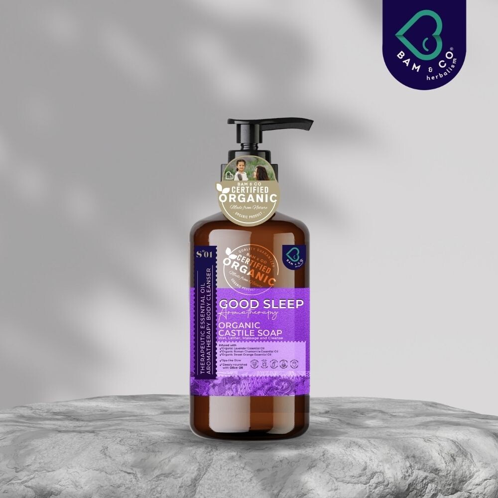 BAM & CO Organic Castile Soap – Good Sleep 300ml