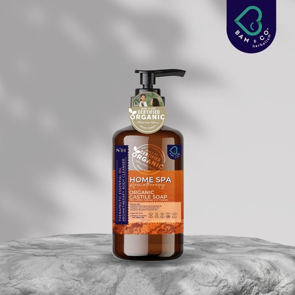 BAM & CO Organic Castile Soap – Home Spa 300ml