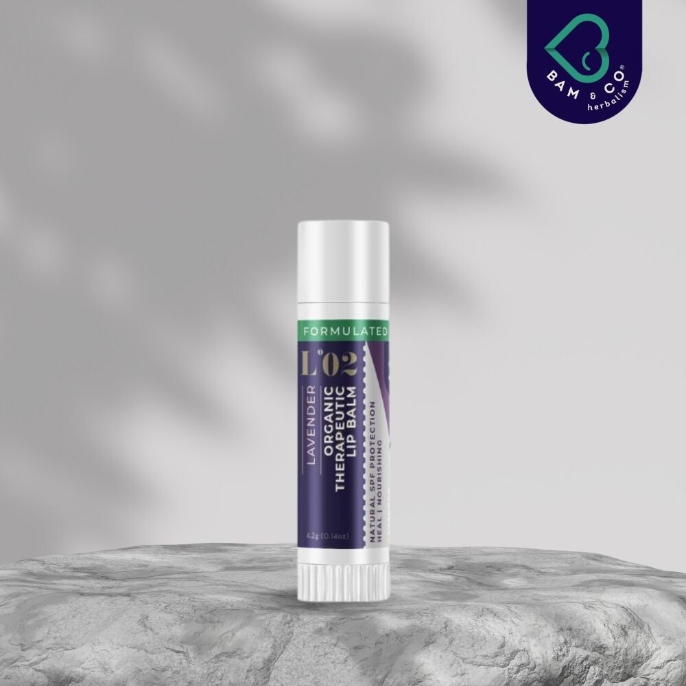 BAM & CO Organic Therapeutic Lip Balm – Lavender