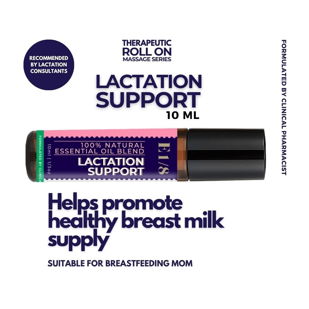 BAM & CO Lactation Support Therapeutic Essential Oil Roll On – Milk Booster 10ml