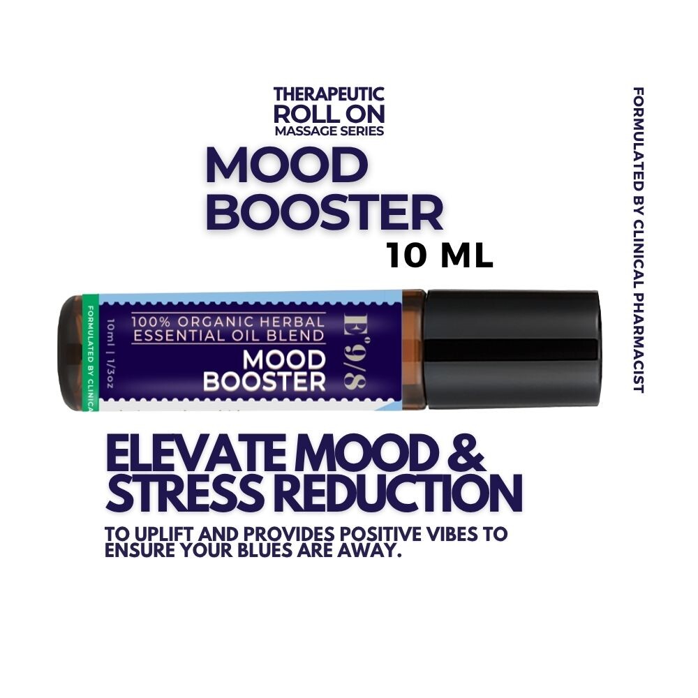 BAM & CO Mood Booster Therapeutic Essential Oil Roll On – Happy & Mood Booster 10ml